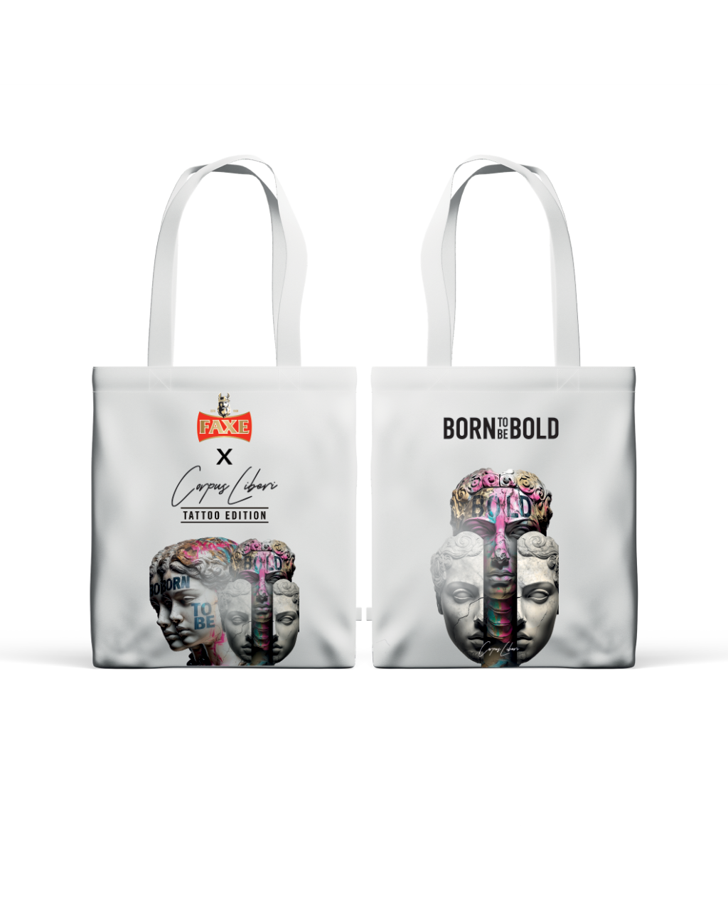 Tattoo Limited Edition design tote bag for FAXE Beer by Wilhelm