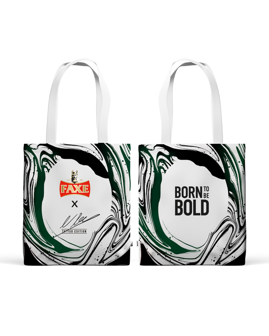 Tattoo Limited Edition design tote bag for FAXE Beer by Rednio